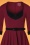 Glamour Bunny - 50s Nicky Swing Dress in Burgundy 6