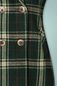 Timeless - 60s Davia Coat in Checkered Green 5