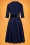 Glamour Bunny - 50s Michelle Swing Dress in Midnight Blue 8