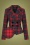 Collectif 44474 Halle Smoky Check Suit Jacket 20220927 020LW1
