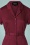 Collectif 44483 Pencildress Red Buttondwon 220930 502V