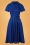 Caterina Swing Dress Années 50 en Bleu