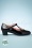 B.A.I.T. - Fawn T-Strap Pumps Années 60 en Noir 3