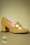 B.A.I.T. Zapatos de salón Connie de los años 60 en color mostaza