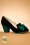 B.A.I.T. - 60s Hippie Velvet Pump in Green