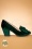 B.A.I.T. - 60s Hippie Velvet Pump in Green 3