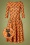 50s Izabella Halloween Cat Swing Dress in Orange