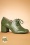B.A.I.T. Cindy Lace Up Shoe Booties Années 60 en Vert