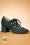 B.A.I.T. Zapatos de salón Chelsea de los años 60 en verde azulado