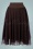 50s Mendy Mesh Layer Skirt in Bordeaux