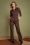 King Louie 42387 Olive NY Check Jumpsuit Brown 20220823 020LW