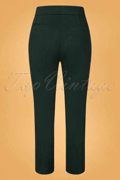 King Louie - 60s Jenny Uni Rodeo Pants in Sycamore Green 4