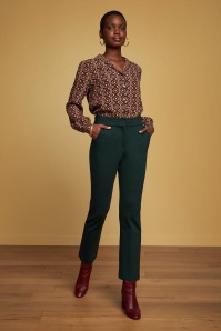 King Louie - 60s Jenny Uni Rodeo Pants in Sycamore Green