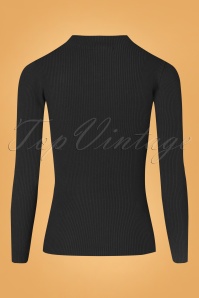 Md'M - 60s Clover Top in Black 2