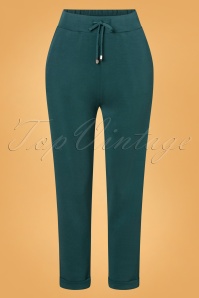 Md'M - 70s Galactic Trousers in Teal
