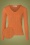 Sela Sweater Années 70 en Orange