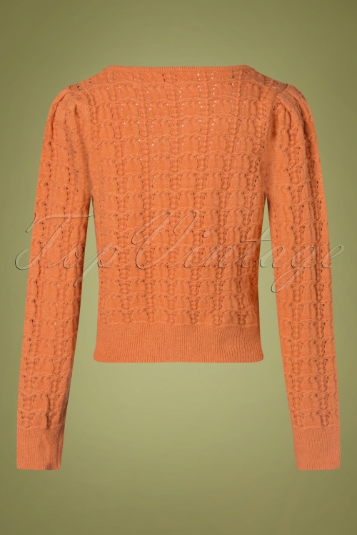 Md'M - 70s Sandra Sweater in Orange 2