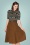 Banned 34554 Sophisticated Lady Swing Skirt Brown200827 020LW