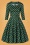Hearts Roses 44182 Swing Dress Green White Dots 221005 601W