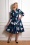 Hearts and Roses 44185 Swing Dress Blue White Flowers 20221005 020LW