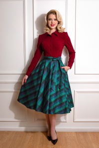 Pre-Owned woolen skirt Miinto Dames Kleding Rokken Overslag Rokken 