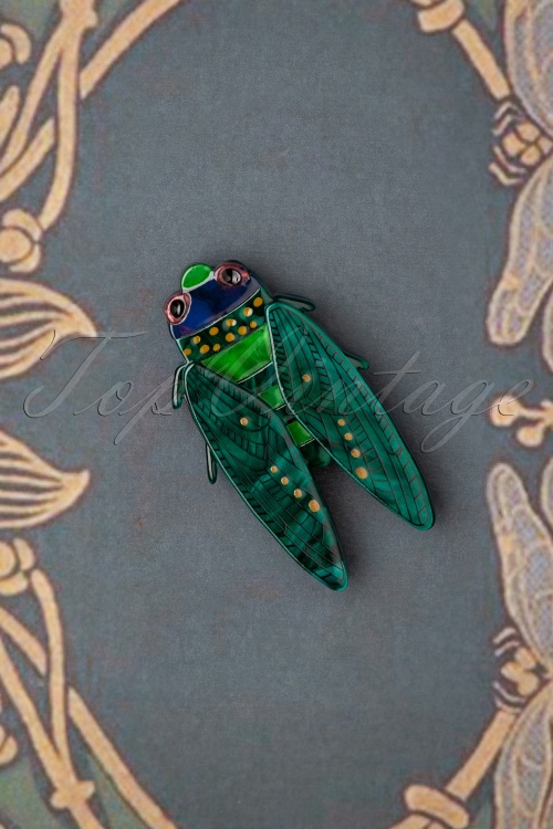 Erstwilder - A Jewel Among Beetles Brooch