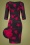 Hearts Roses 44198 Pencil Dress Black Red Flowers 221005 601Z