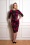 Hearts and Roses 44198 Pencil Dress Black Red Flowers 20221005 020LW