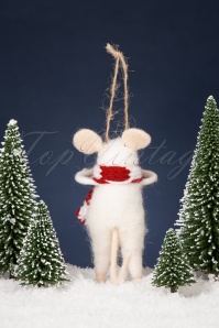 Sass & Belle - Mouse with Camera Felt Decoration 3