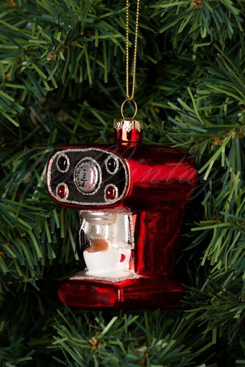 Sass & Belle - Coffee Machine Shaped Bauble 2