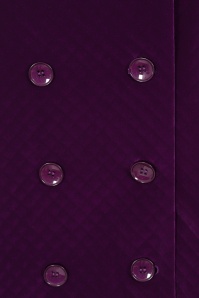 Collectif Clothing - Heather gewatteerde fluwelen swing jas in paars 4