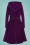 Collectif 44465 Heather Quilted Velvet Swing Coat Purple 20221006 021LW