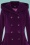 Collectif 44465 Heather Quilted Velvet Swing Coat Purple 20221006 020LV