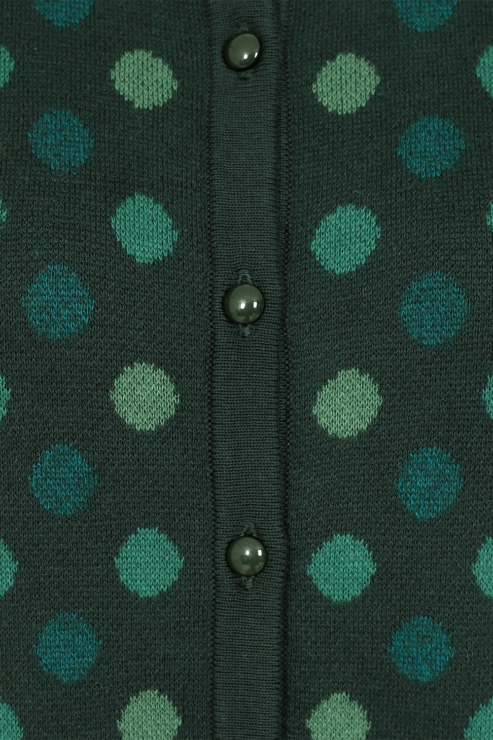 Collectif Clothing - Jessie jewel polka vest in groen 3