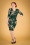 Vintage Chic 39605 Pencildress green flowers 210902 040MW
