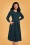 Collectif 44434 Edith Swing Dress Teal 20221006 023L