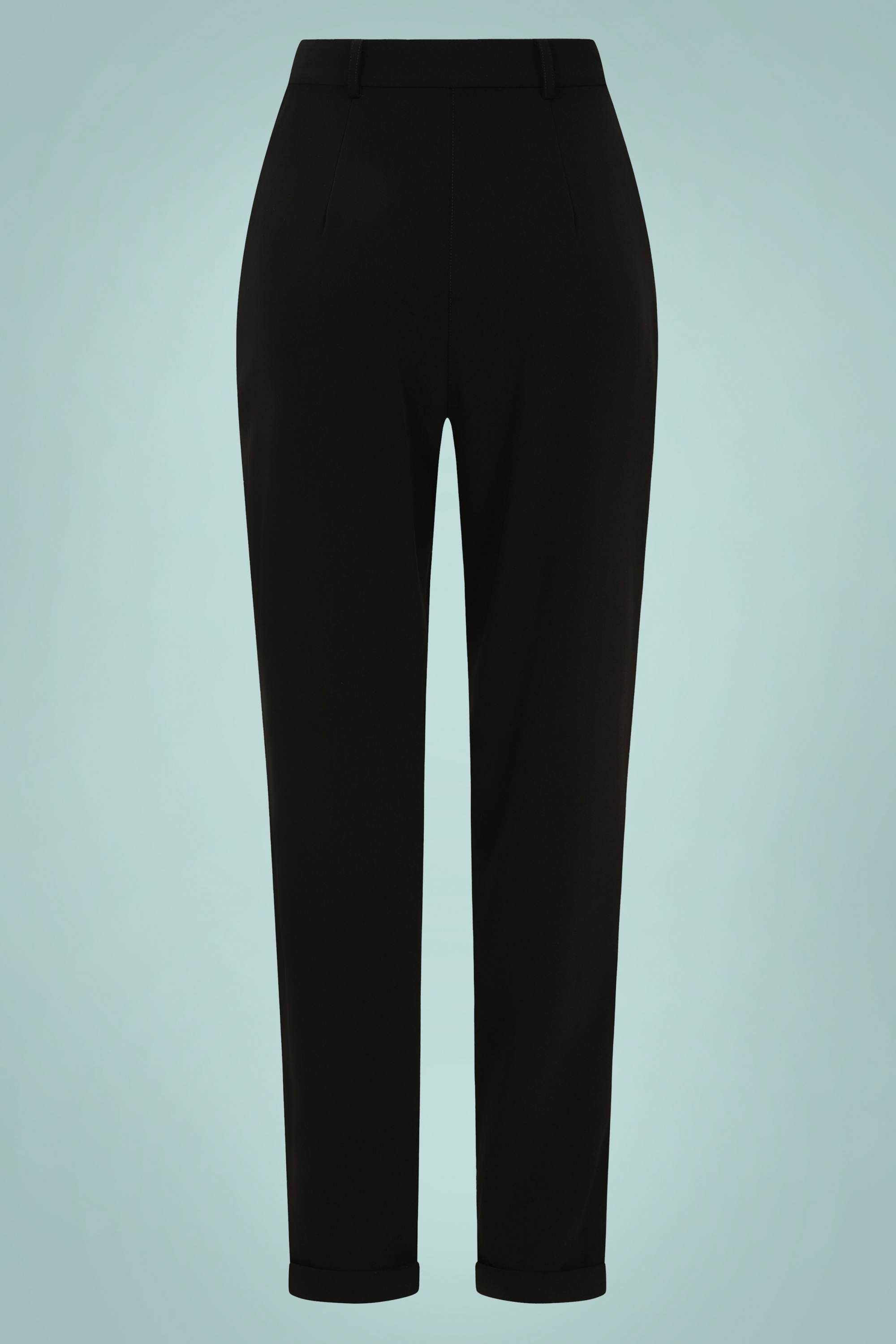Collectif Clothing - Zuri effen broek in zwart 3