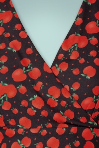 Timeless - 50s Philippa Apple Dress in Black and Red 4