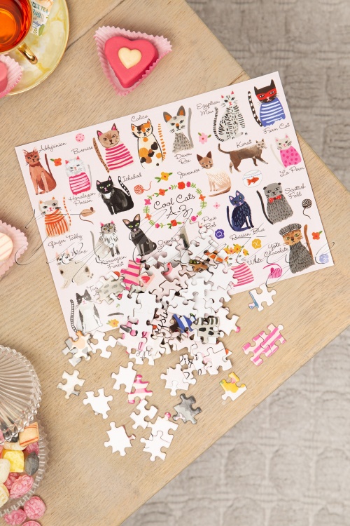 Fashion, Books & More - Coole Katzen 1000 Teile Puzzle 2