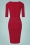 Vintage Chic 44937 Pencil Dress Red 221012 608W