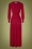 Aurore Maxi Dress Années 50 en Rouge