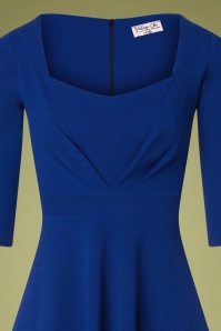 Vintage Chic for Topvintage - Ruby swing jurk in koningsblauw 2