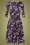 Vintage Chic 45076 Swing Dress Black Purple Flowers 221013 605W