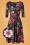 Vintage Chic 45078 Swing Dress Pink Red Flowers 221013 601Z