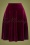 Vintage Chic 43791 Skirt Darkred Velvet 221013 602W
