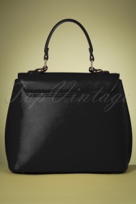 Lulu Hun - 50s Zoe Floral Bag in Black 3