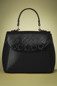Lulu Hun - 50s Zoe Floral Bag in Black