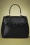 50s Zoe Floral Bag in Black