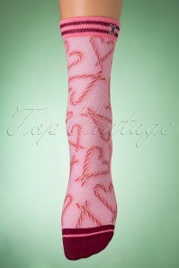 XPOOOS - Xmas Love Socks in Pink 2