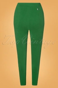 Blutsgeschwister - 60s Casual Everyday Saddle Nature Lover Trousers in Green 2